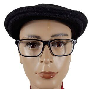 REVO MEDIUM SIZED BLACK PLASTIC EYEGLASS FRAME